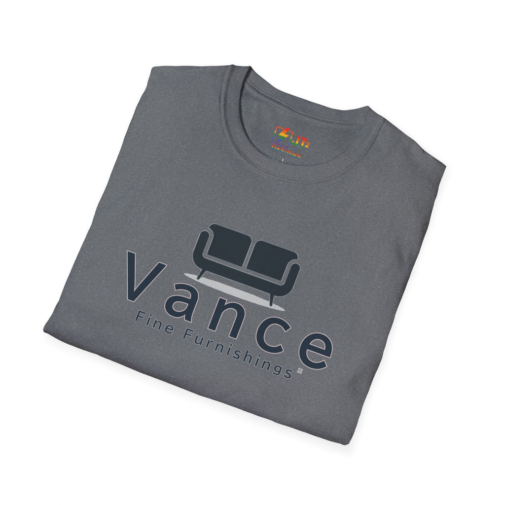 Vance Fine Furniture Comedy Logo T-Shirt | Political Parody