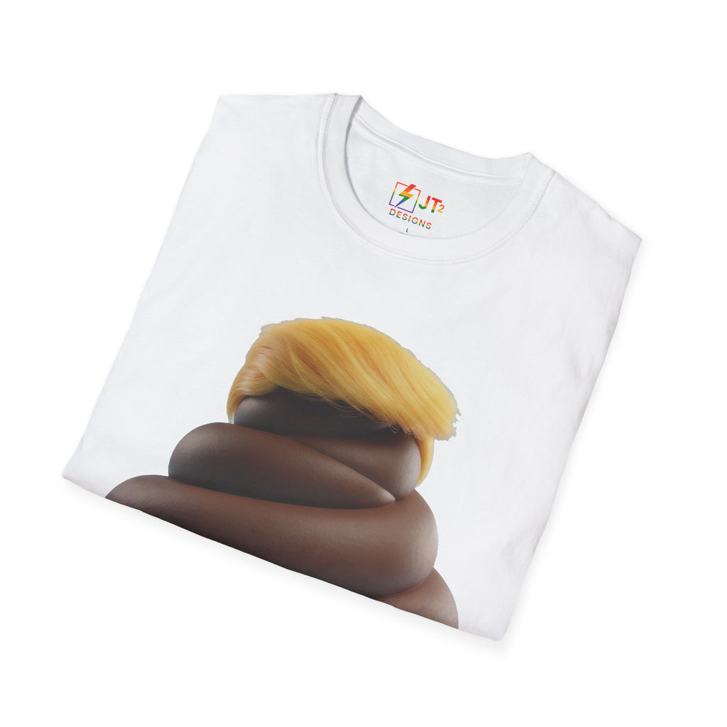 Pile of Shit with Trump Hairstyle T-Shirt | Political Satire Tee