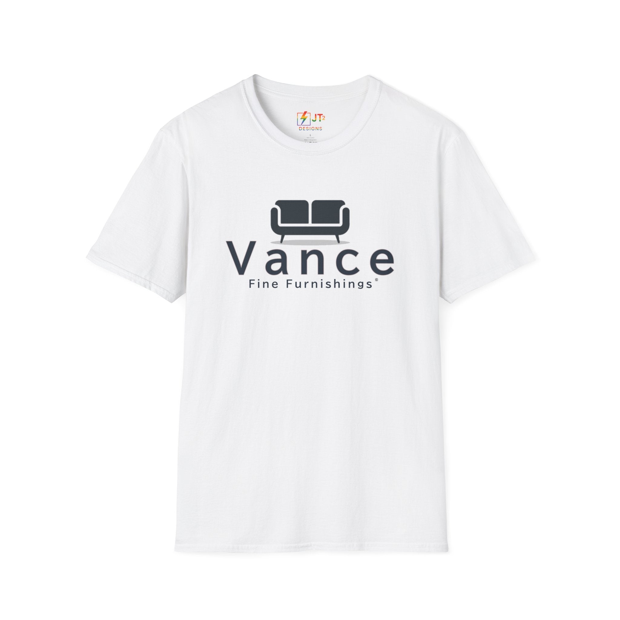 Vance Fine Furniture Comedy Logo T-Shirt | Political Parody