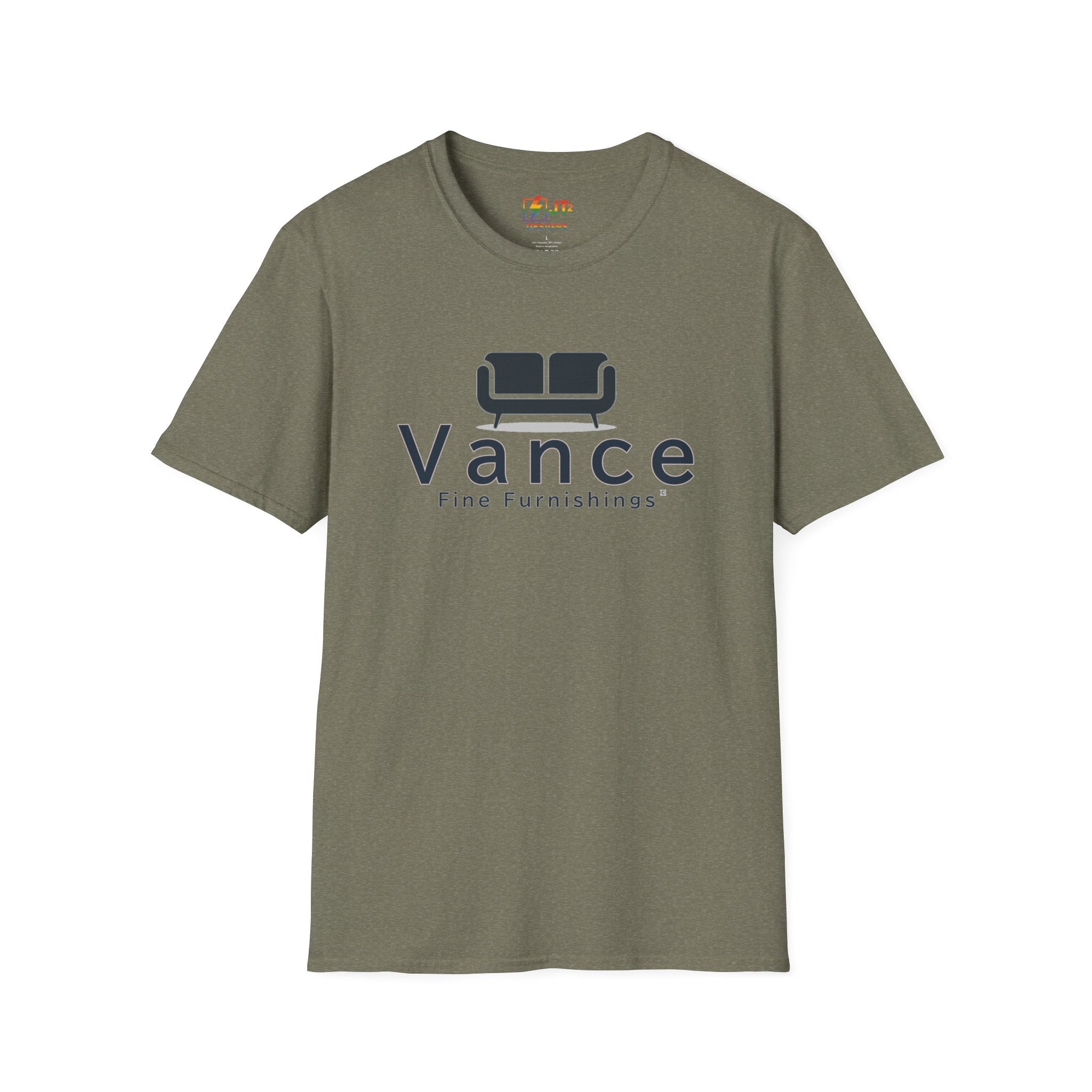 Vance Fine Furniture Comedy Logo T-Shirt | Political Parody
