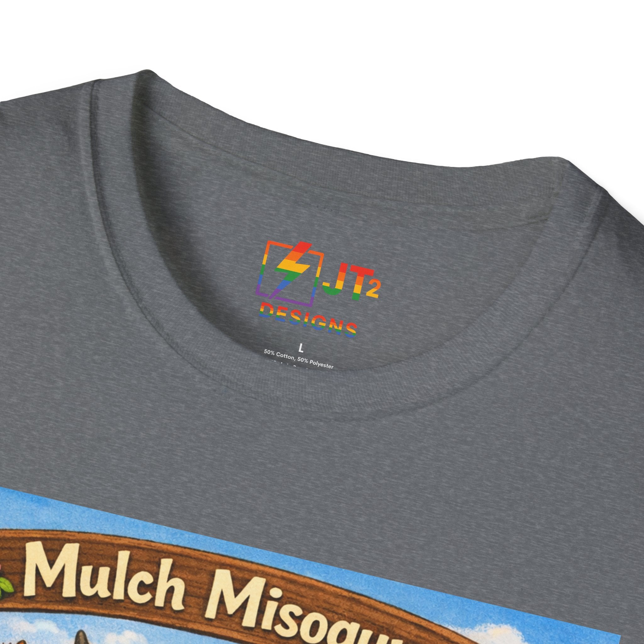 Mulch Misogyny garden characters T-Shirt | funny gardening shirt