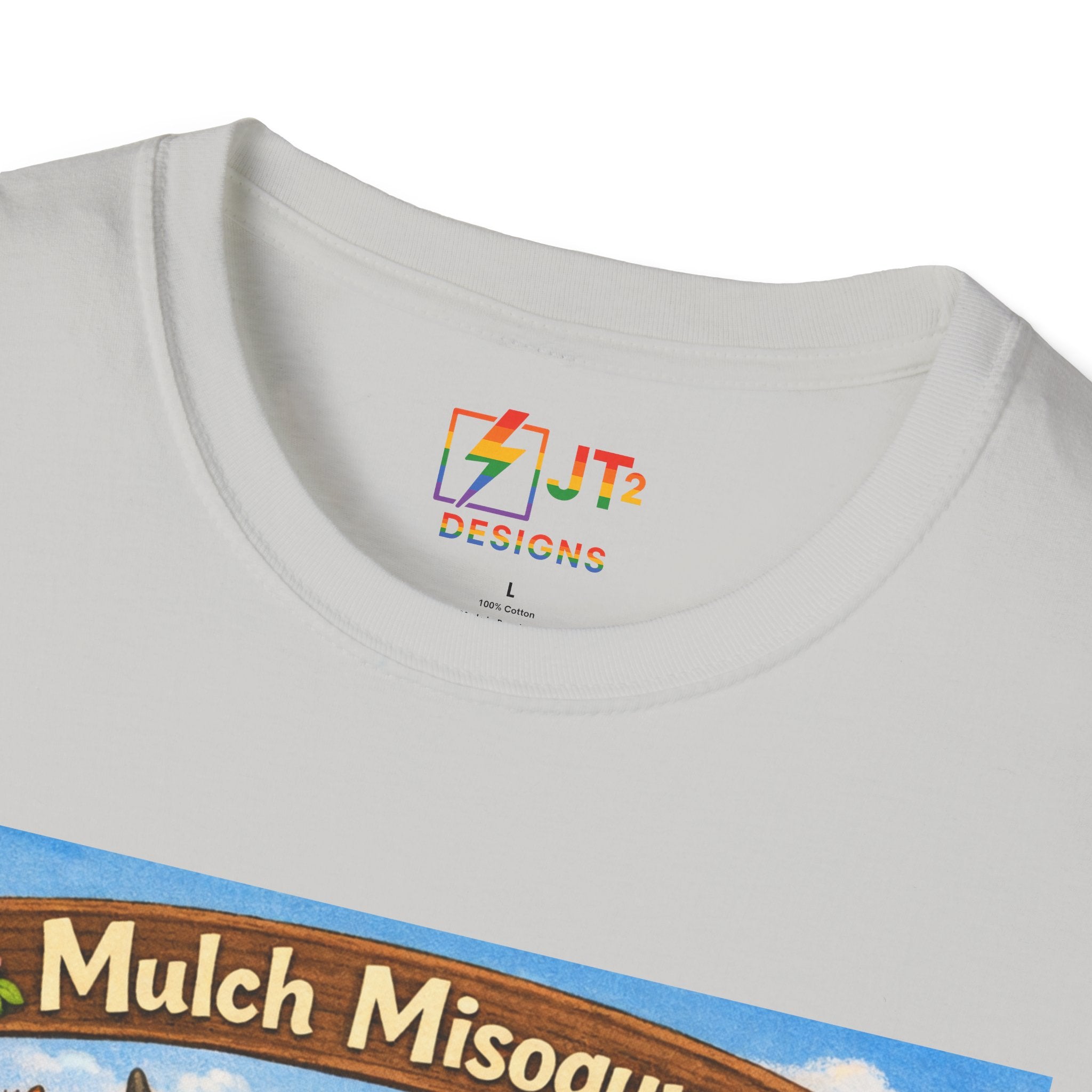 Mulch Misogyny garden characters T-Shirt | funny gardening shirt