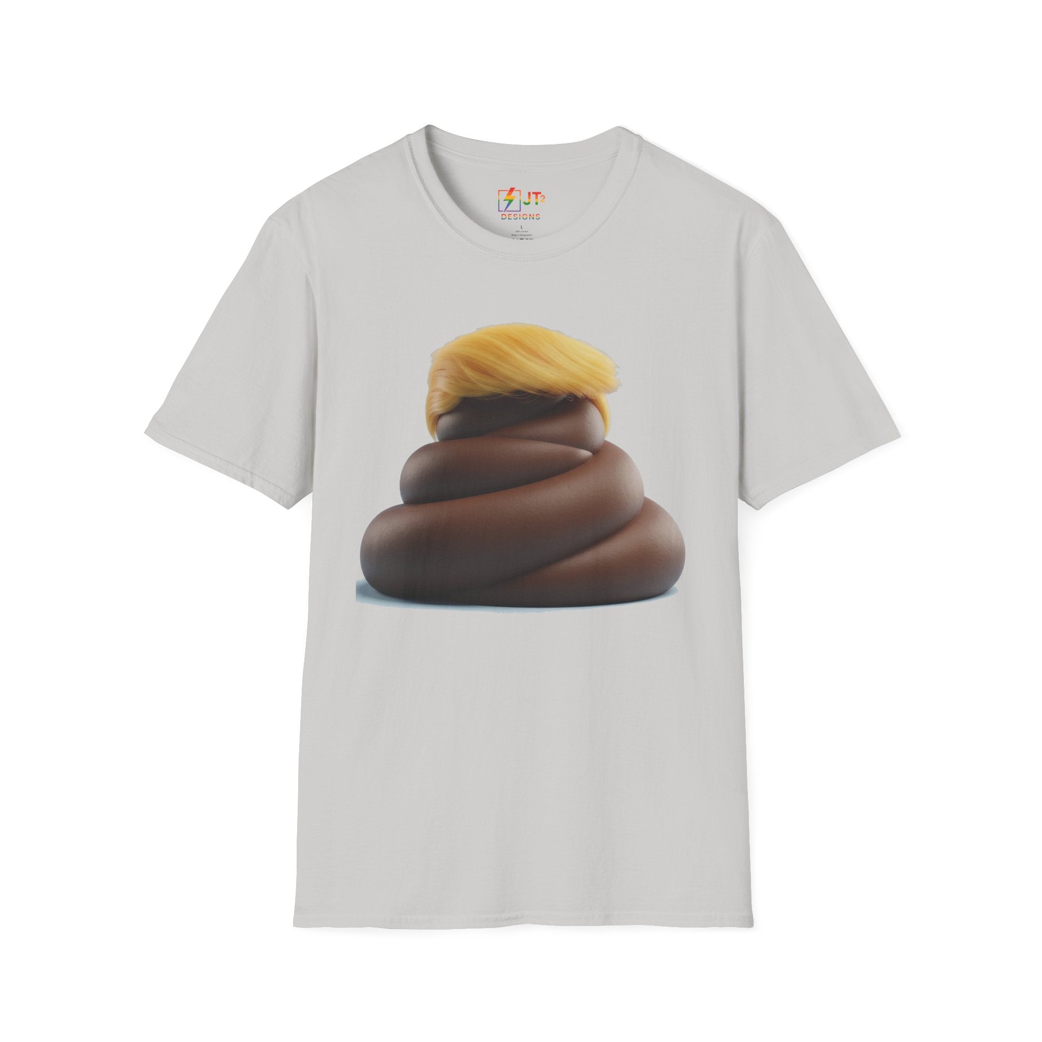 Pile of Shit with Trump Hairstyle T-Shirt | Political Satire Tee