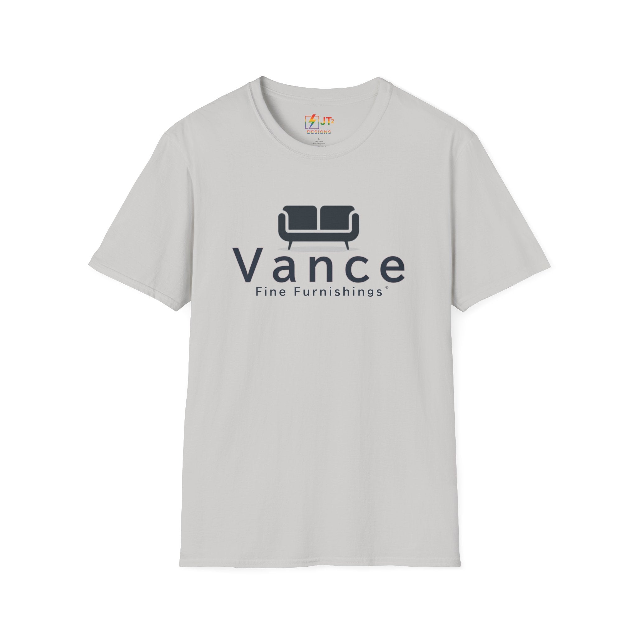 Vance Fine Furniture Comedy Logo T-Shirt | Political Parody