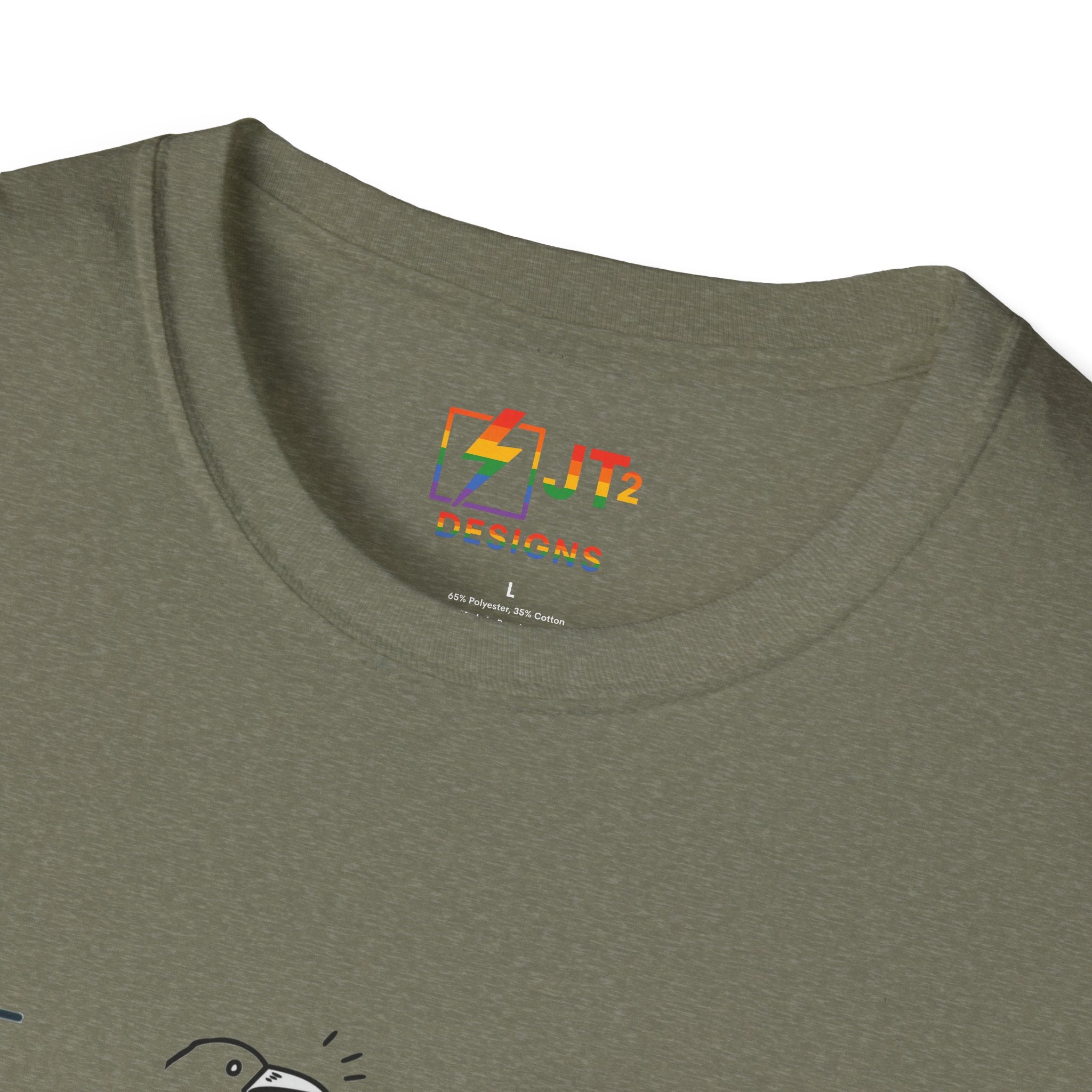 Thin Ka Bow Tit illustration T-Shirt | political satire, Americana commentary