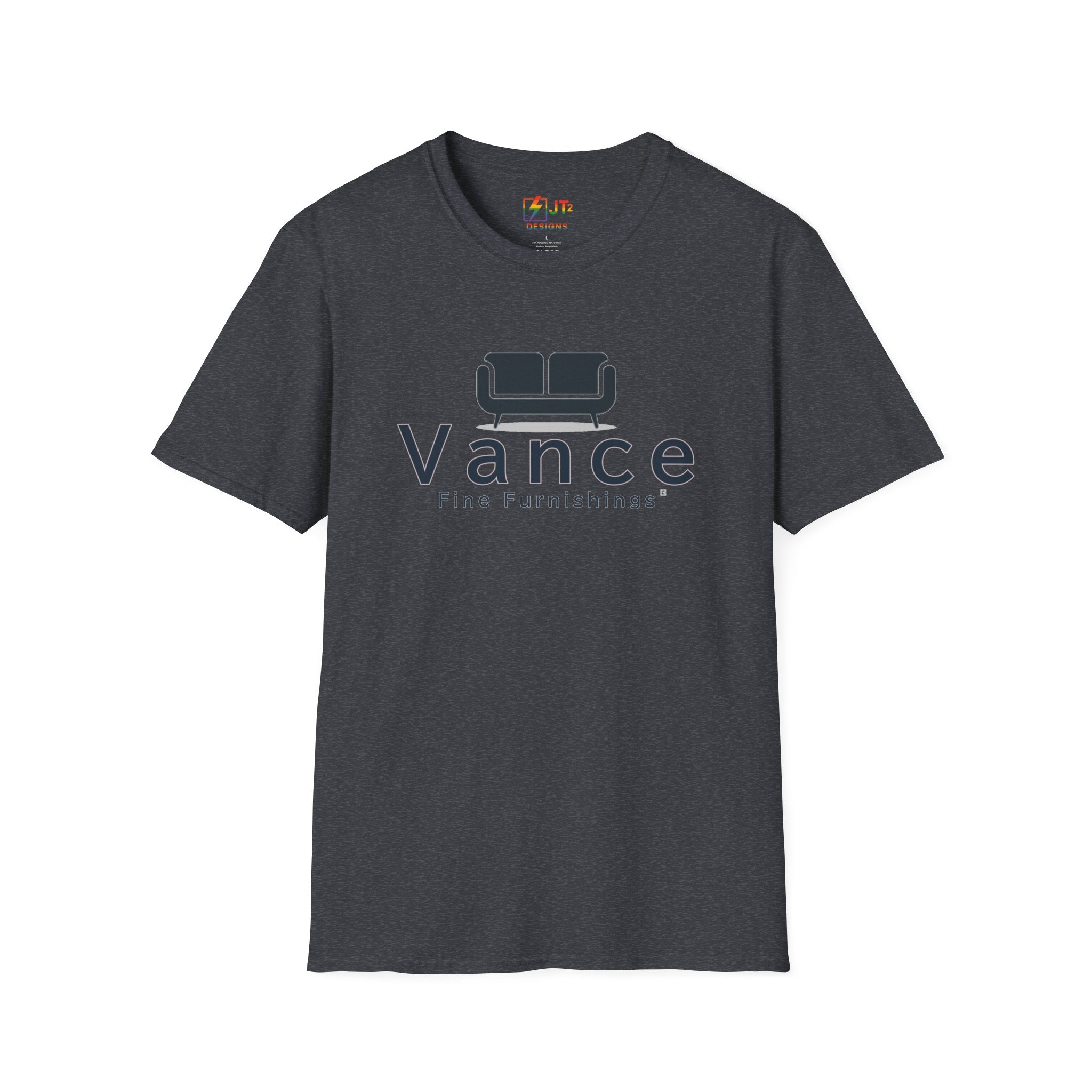 Vance Fine Furniture Comedy Logo T-Shirt | Political Parody