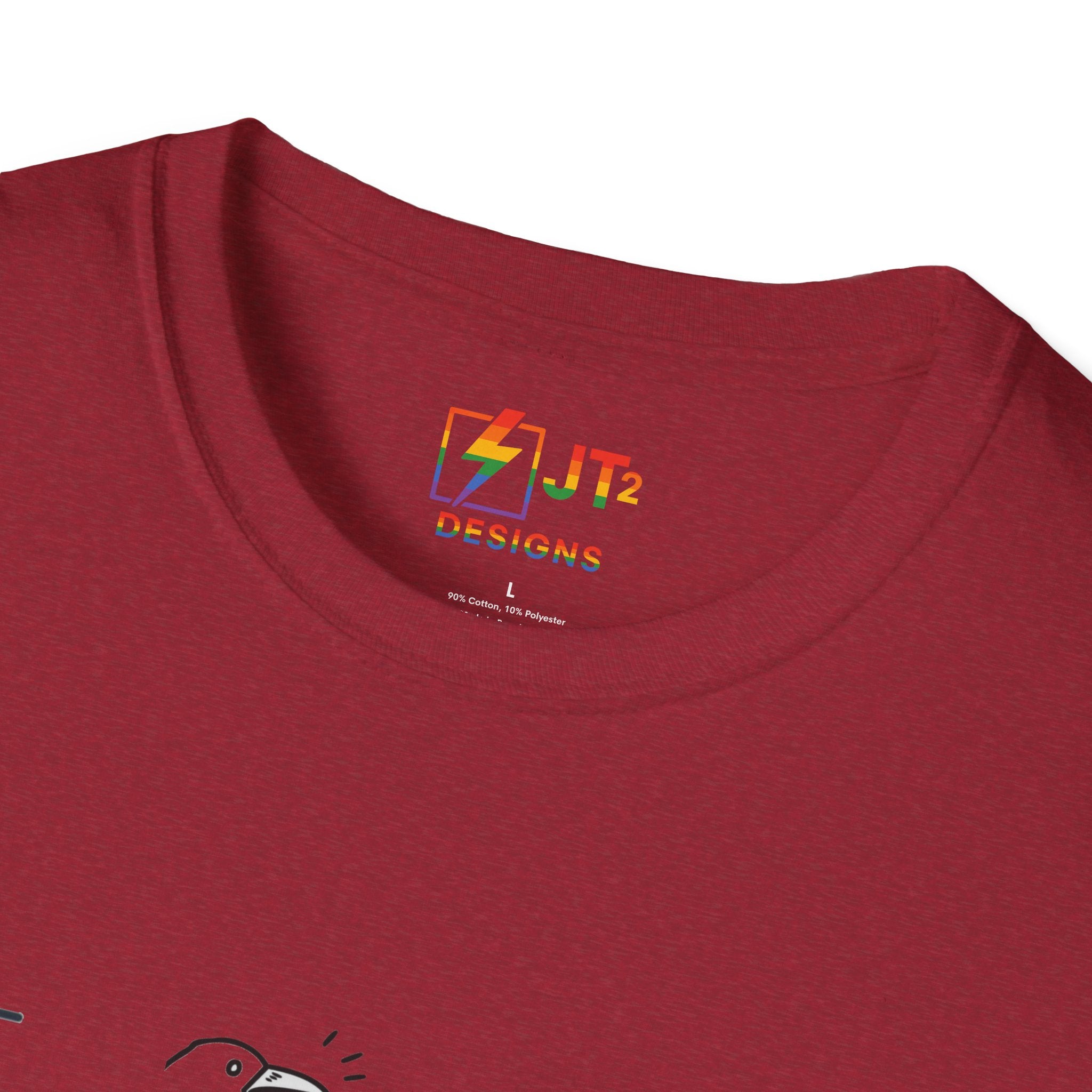 Thin Ka Bow Tit illustration T-Shirt | political satire, Americana commentary
