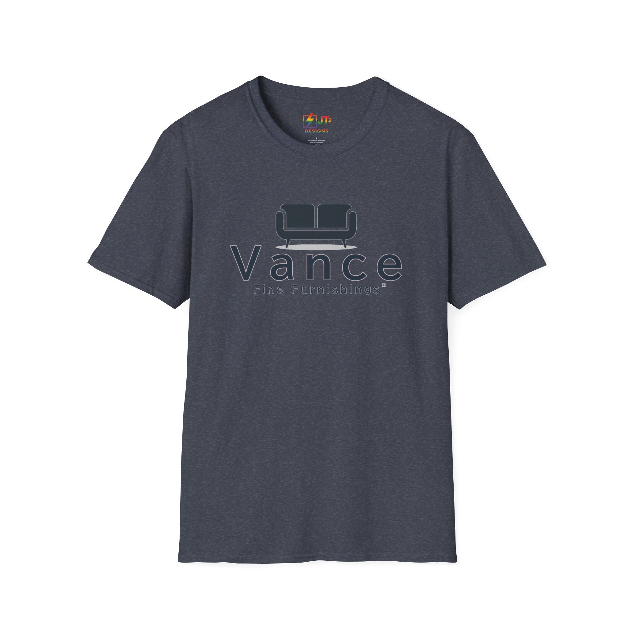 Vance Fine Furniture Comedy Logo T-Shirt | Political Parody