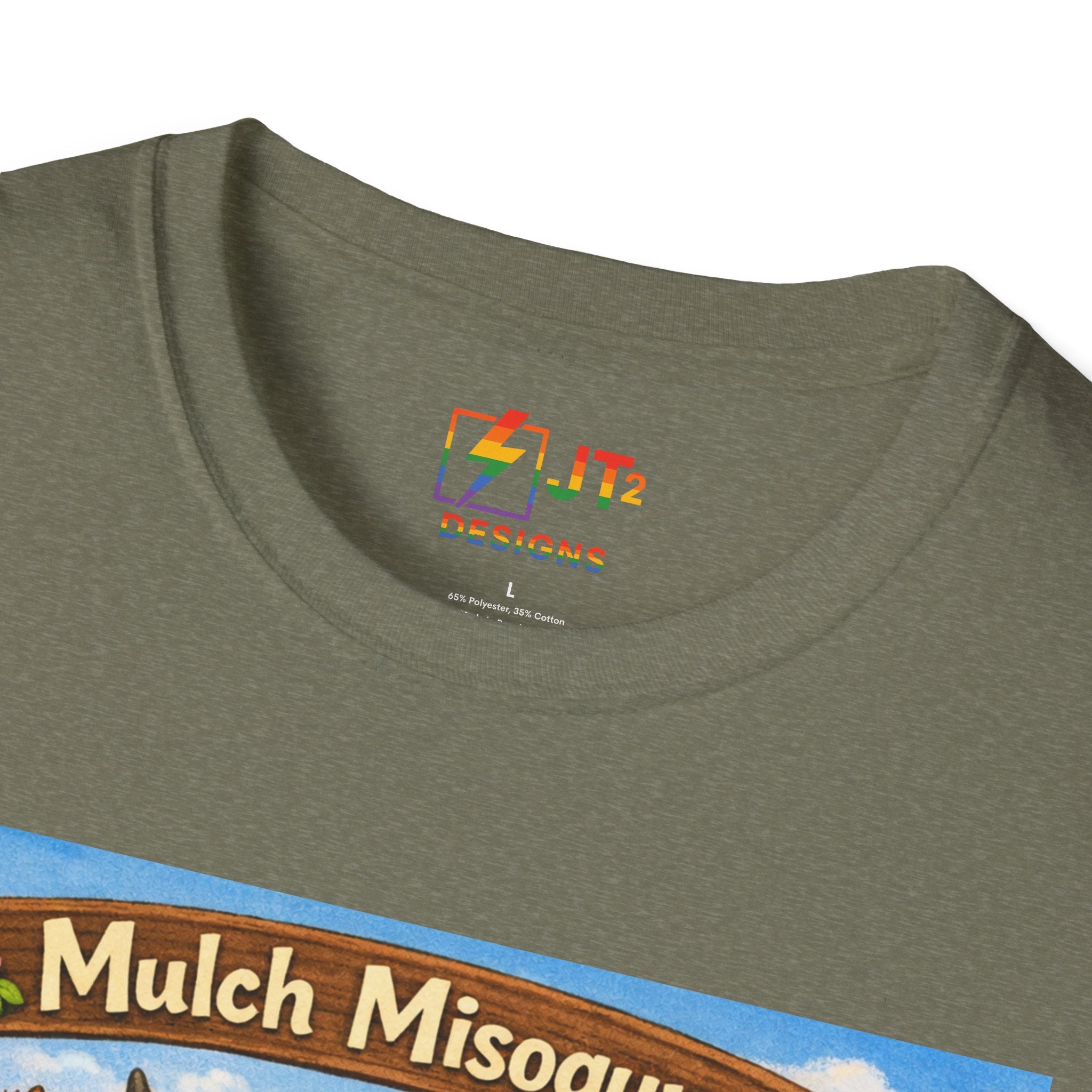 Mulch Misogyny garden characters T-Shirt | funny gardening shirt