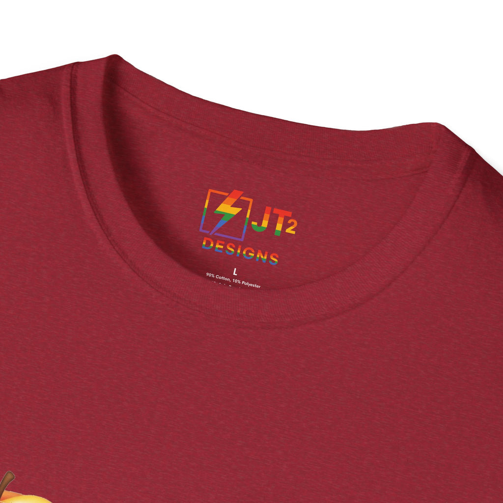 Peach and Eggplant F***ed By Trump T-Shirt | Political Satire