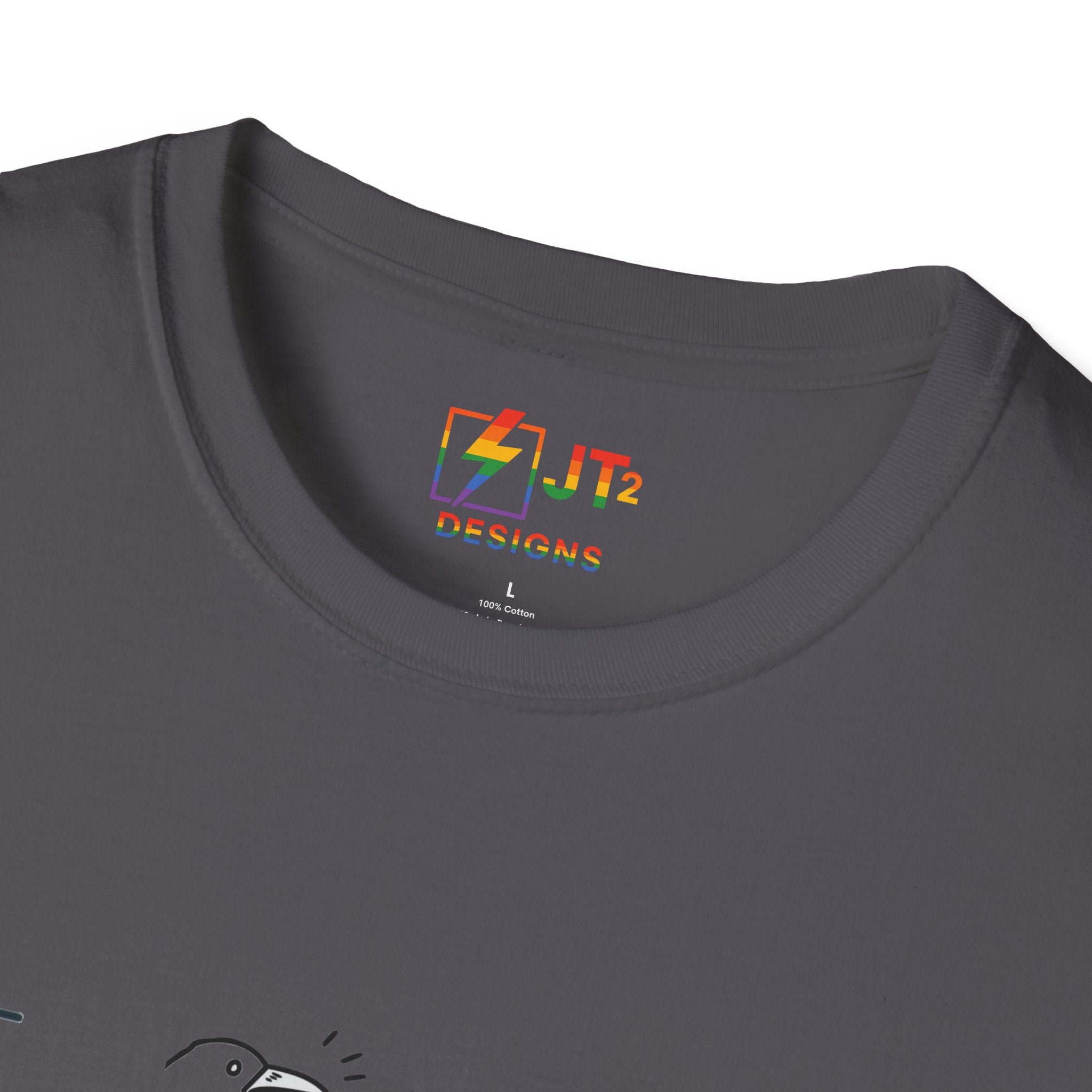 Thin Ka Bow Tit illustration T-Shirt | political satire, Americana commentary