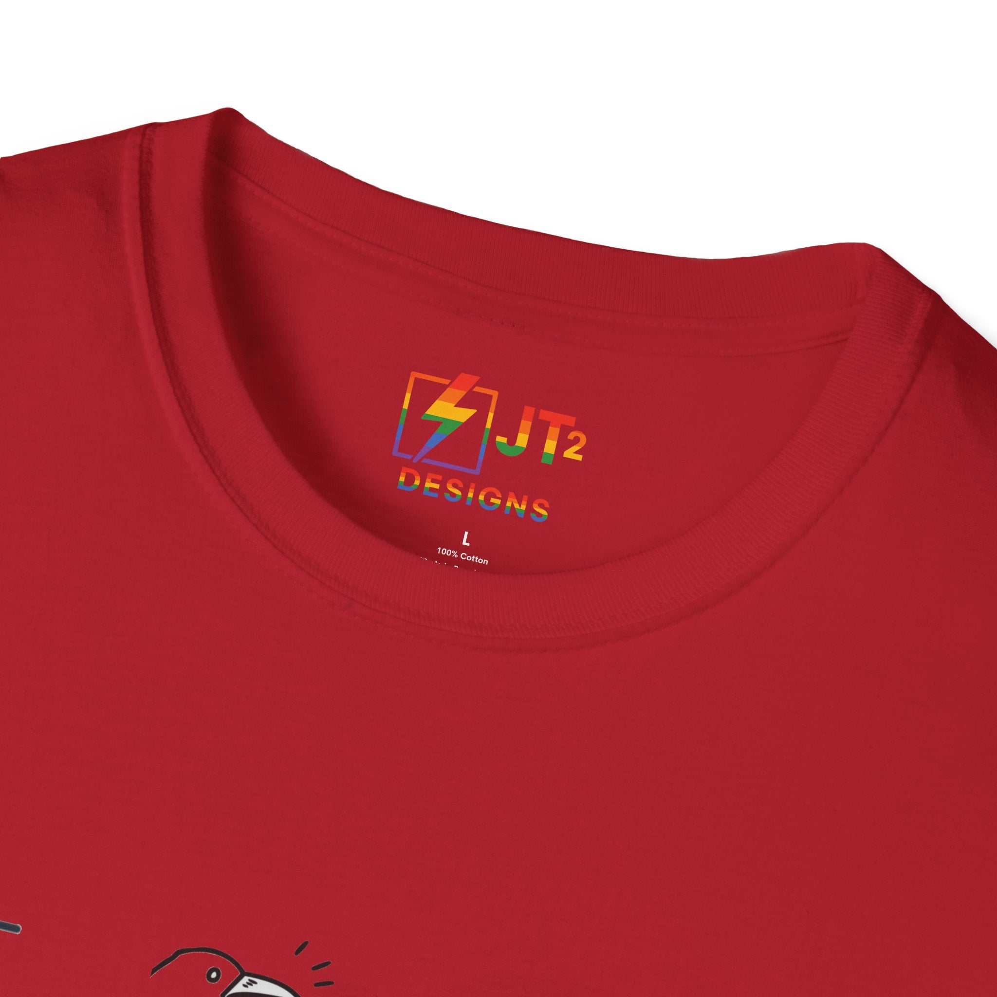 Thin Ka Bow Tit illustration T-Shirt | political satire, Americana commentary