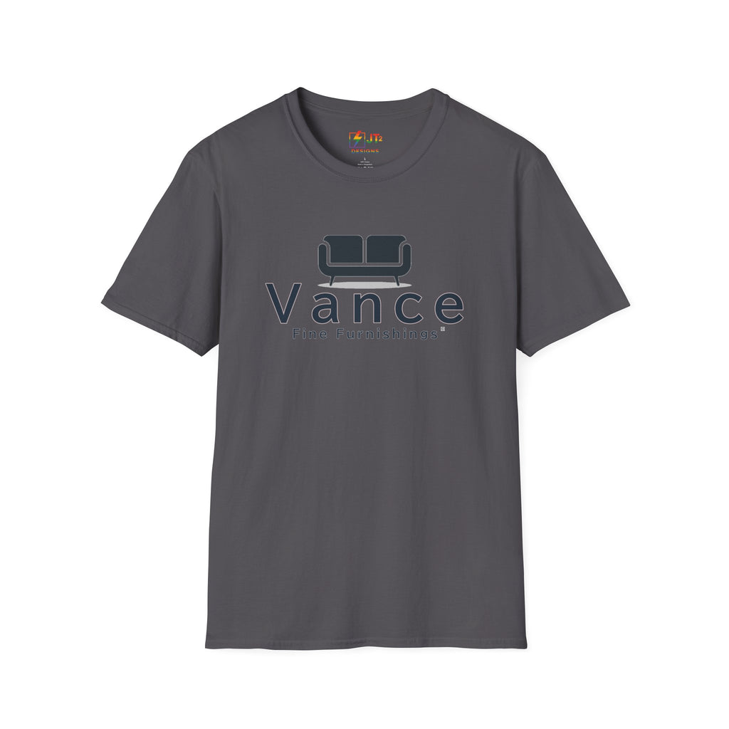 Vance Fine Furniture Comedy Logo T-Shirt | Political Parody