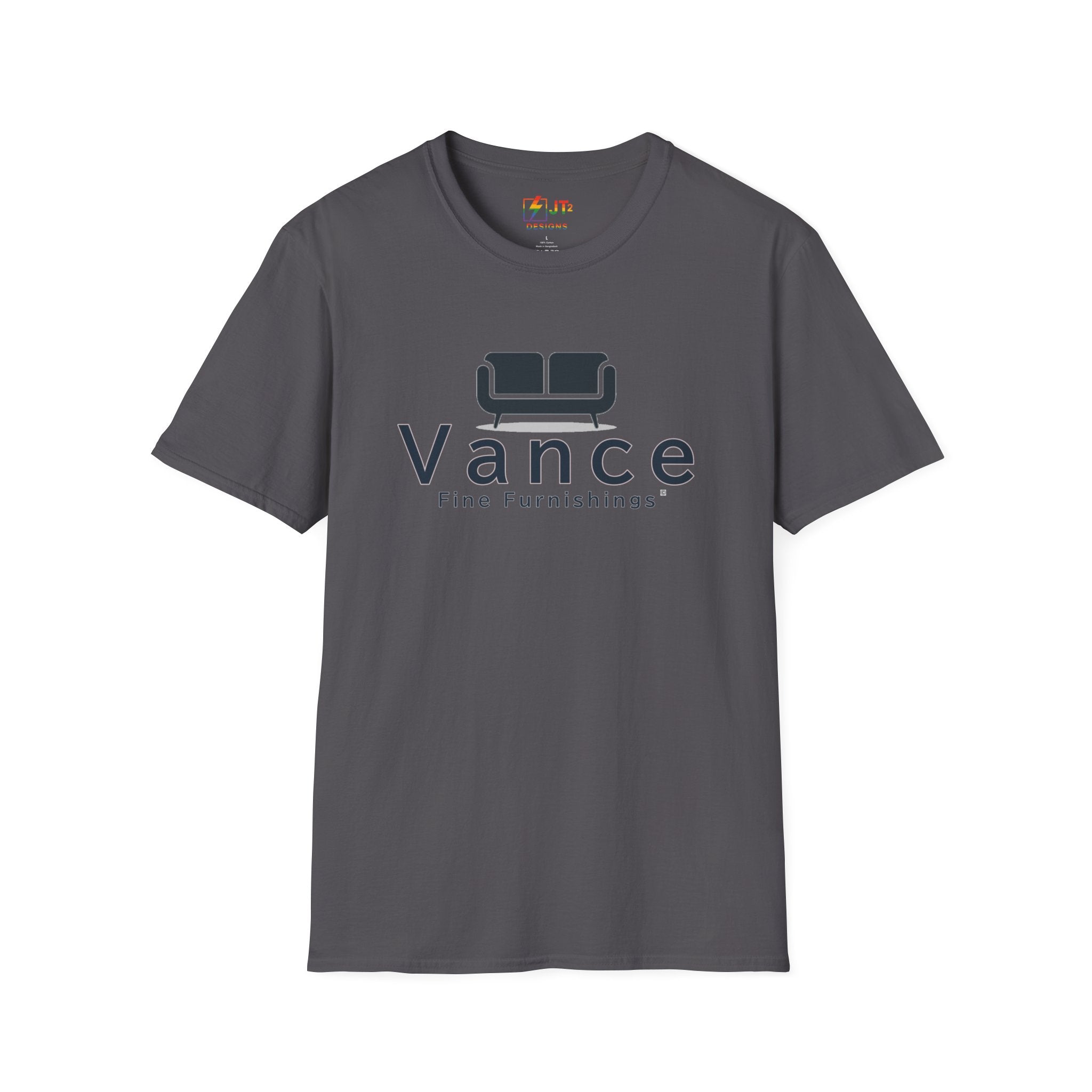 Vance Fine Furniture Comedy Logo T-Shirt | Political Parody