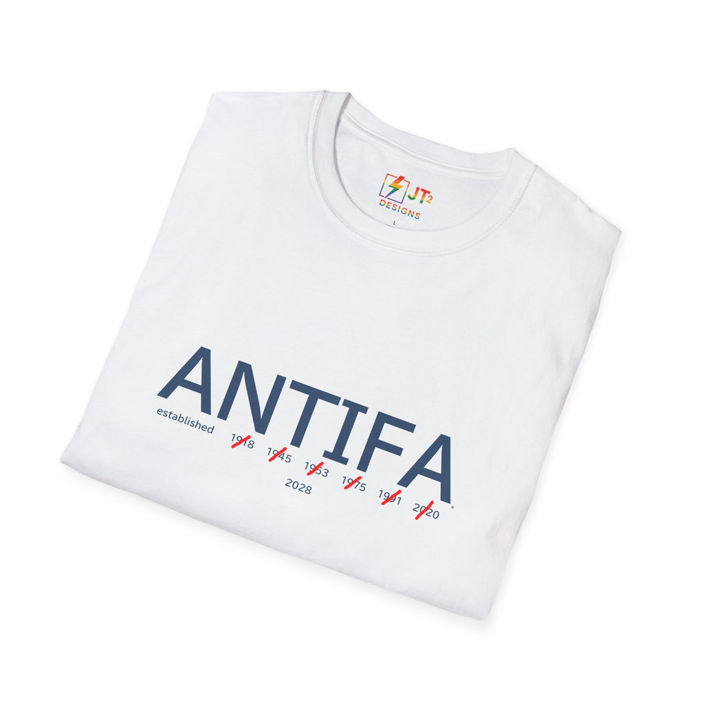 Trump ANTIFA Parody Established 2026 T-Shirt | Political Humor
