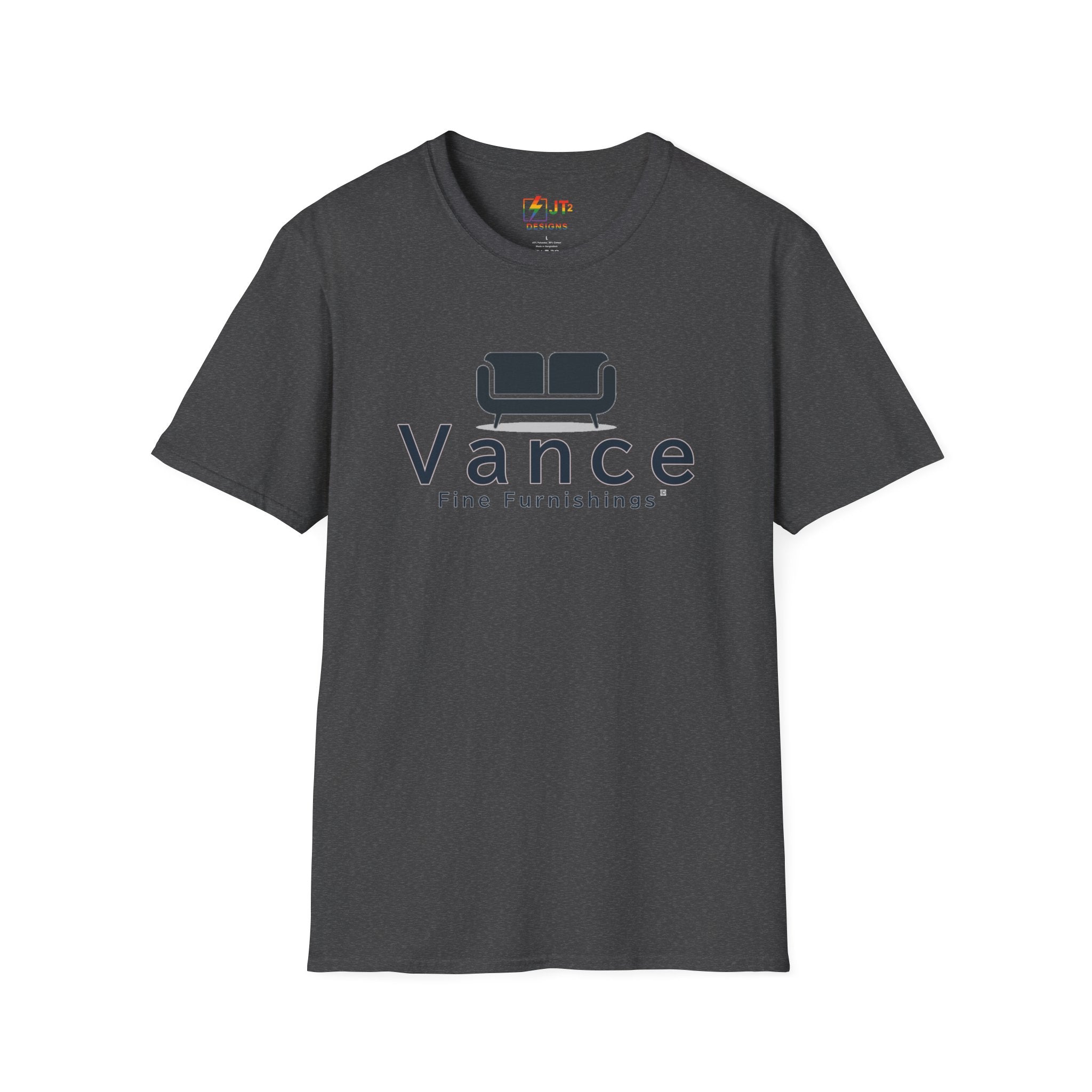 Vance Fine Furniture Comedy Logo T-Shirt | Political Parody