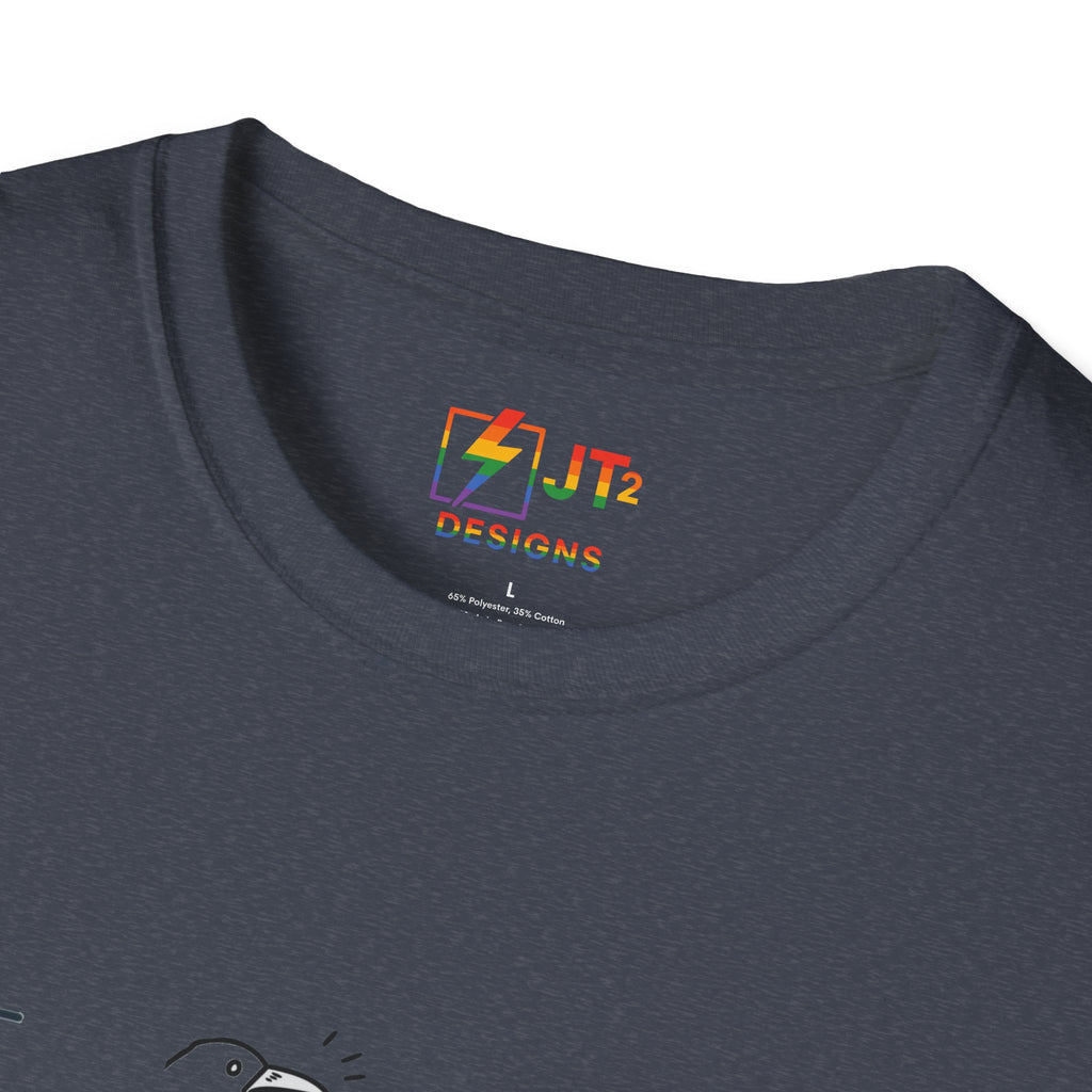 Thin Ka Bow Tit illustration T-Shirt | political satire, Americana commentary