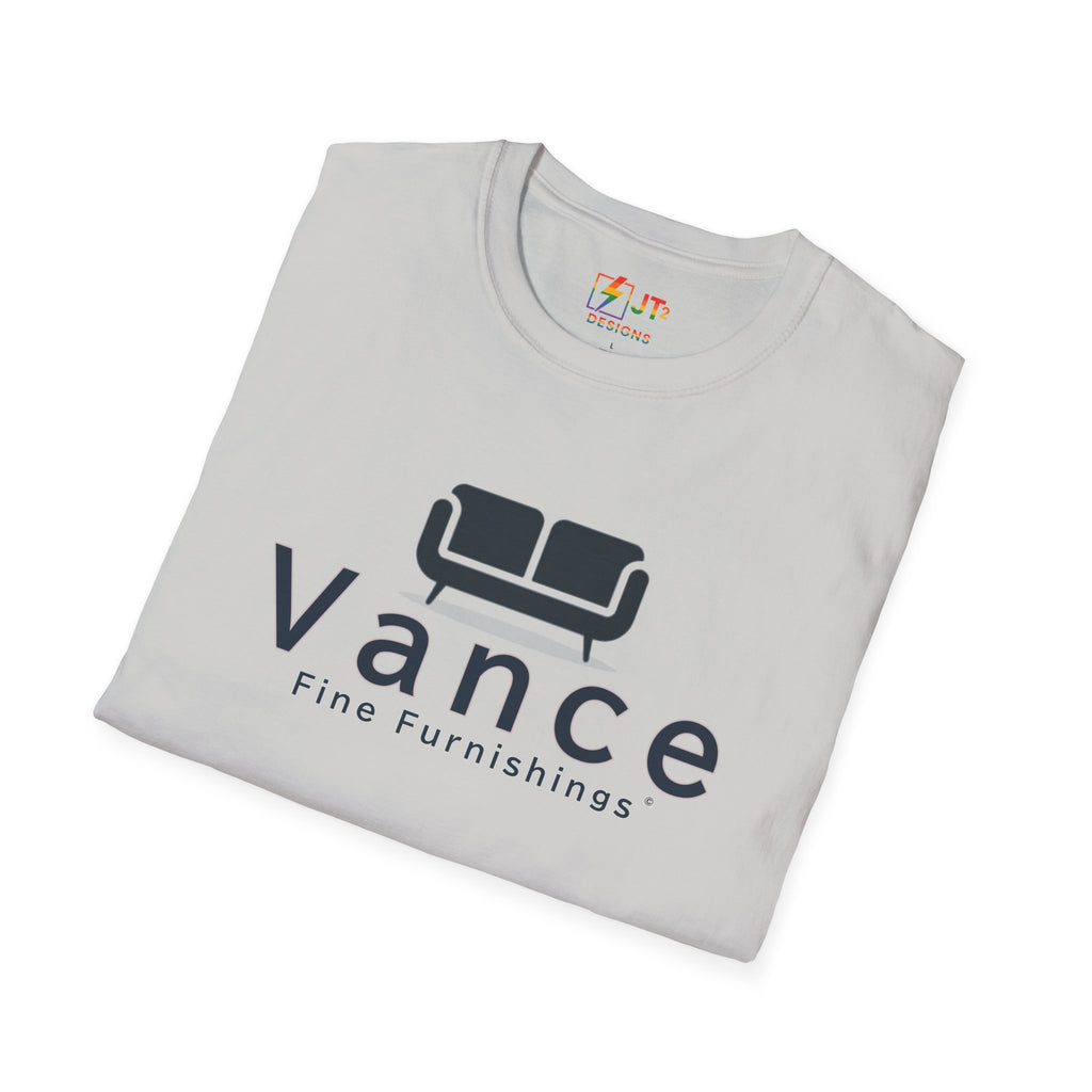 Vance Fine Furniture Comedy Logo T-Shirt | Political Parody