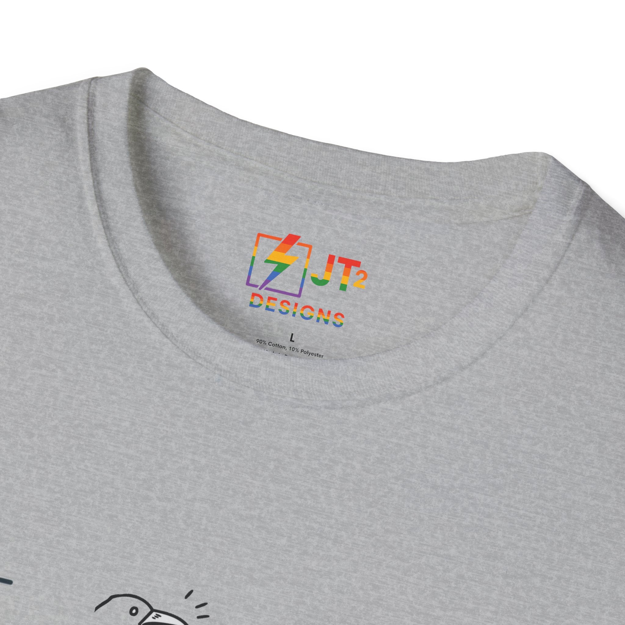 Thin Ka Bow Tit illustration T-Shirt | political satire, Americana commentary