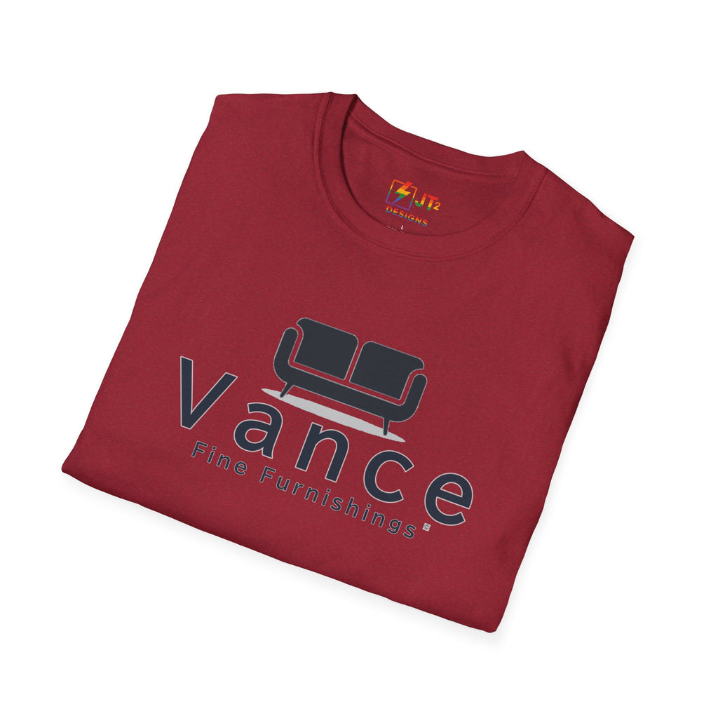 Vance Fine Furniture Comedy Logo T-Shirt | Political Parody