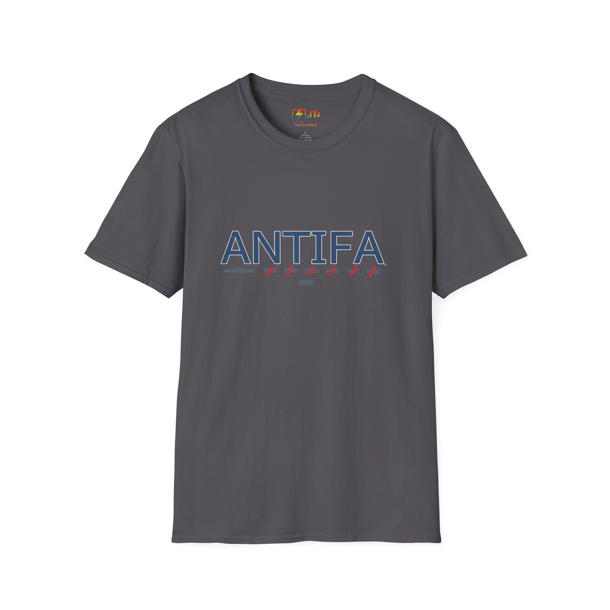 Trump ANTIFA Parody Established 2026 T-Shirt | Political Humor