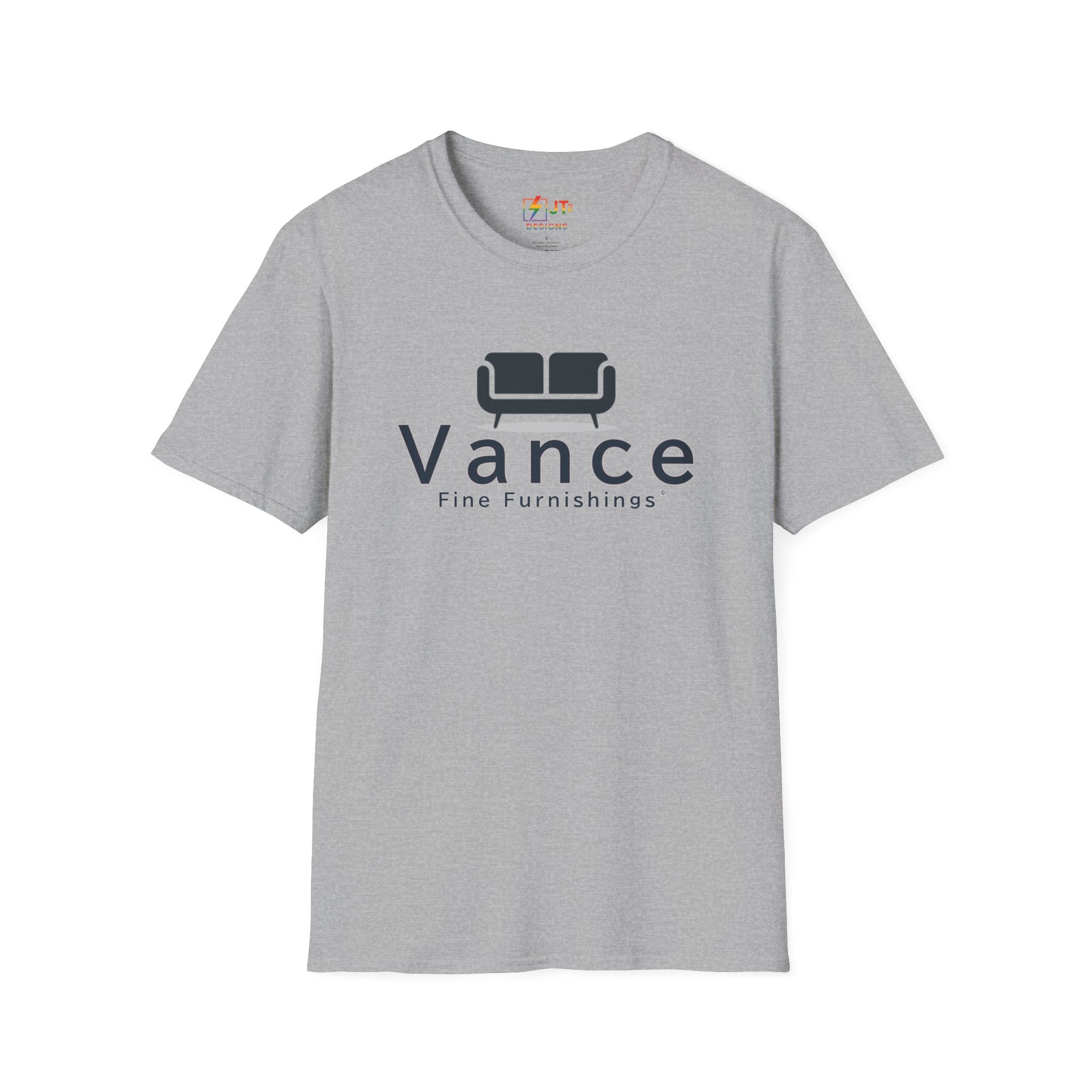 Vance Fine Furniture Comedy Logo T-Shirt | Political Parody