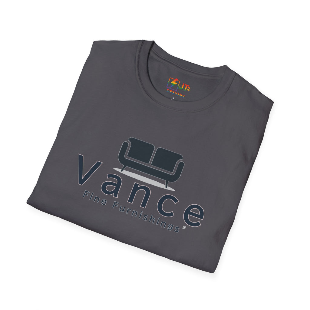 Vance Fine Furniture Comedy Logo T-Shirt | Political Parody