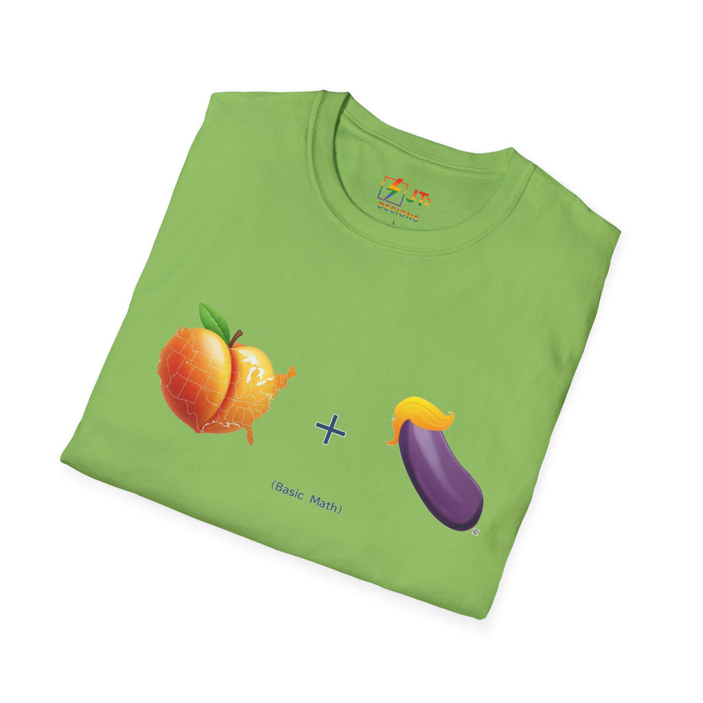 Peach and Eggplant F***ed By Trump T-Shirt | Political Satire
